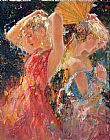Dance with a fan by Misti Pavlov